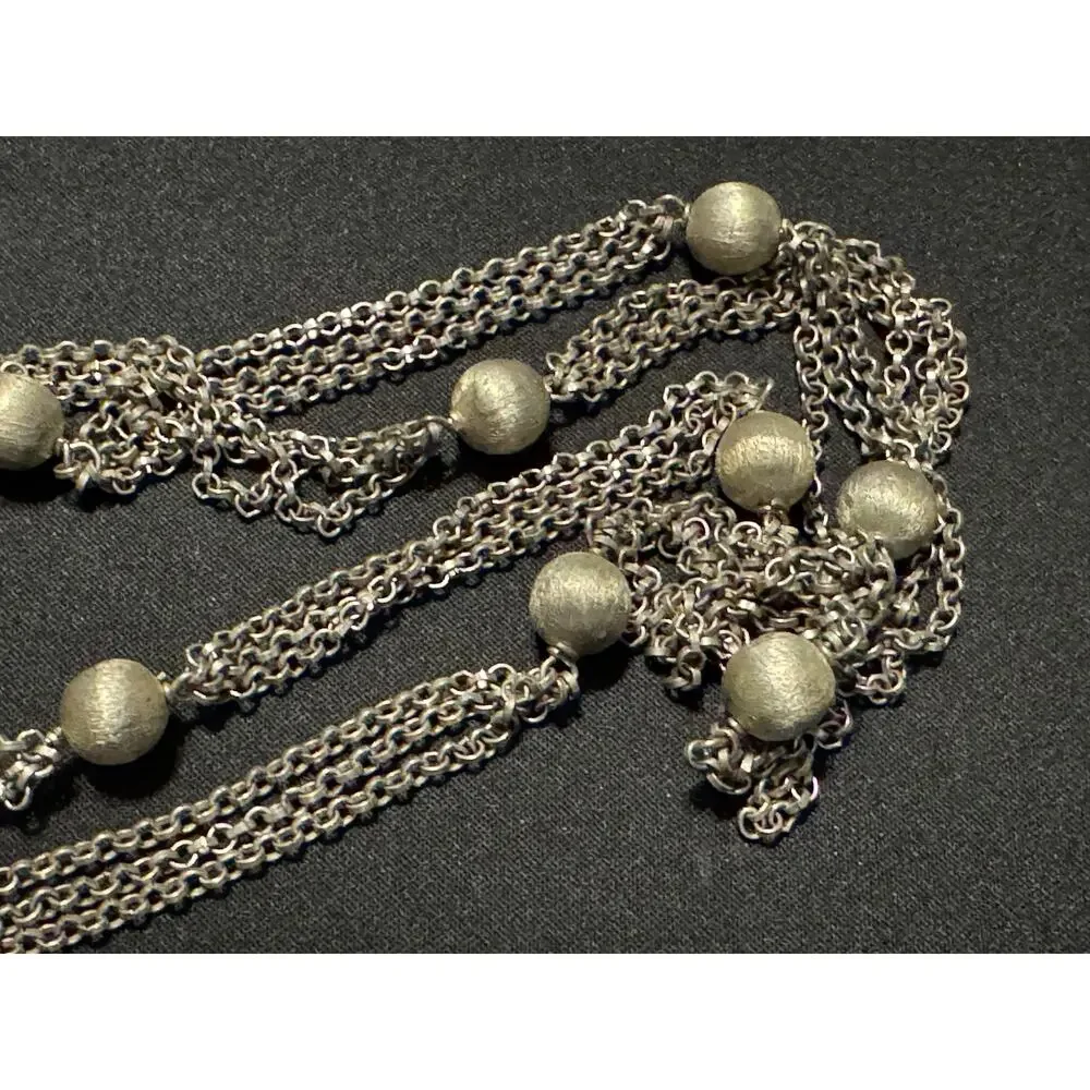 Vintage 925 Silver 3 Strand 30in 43 Grams